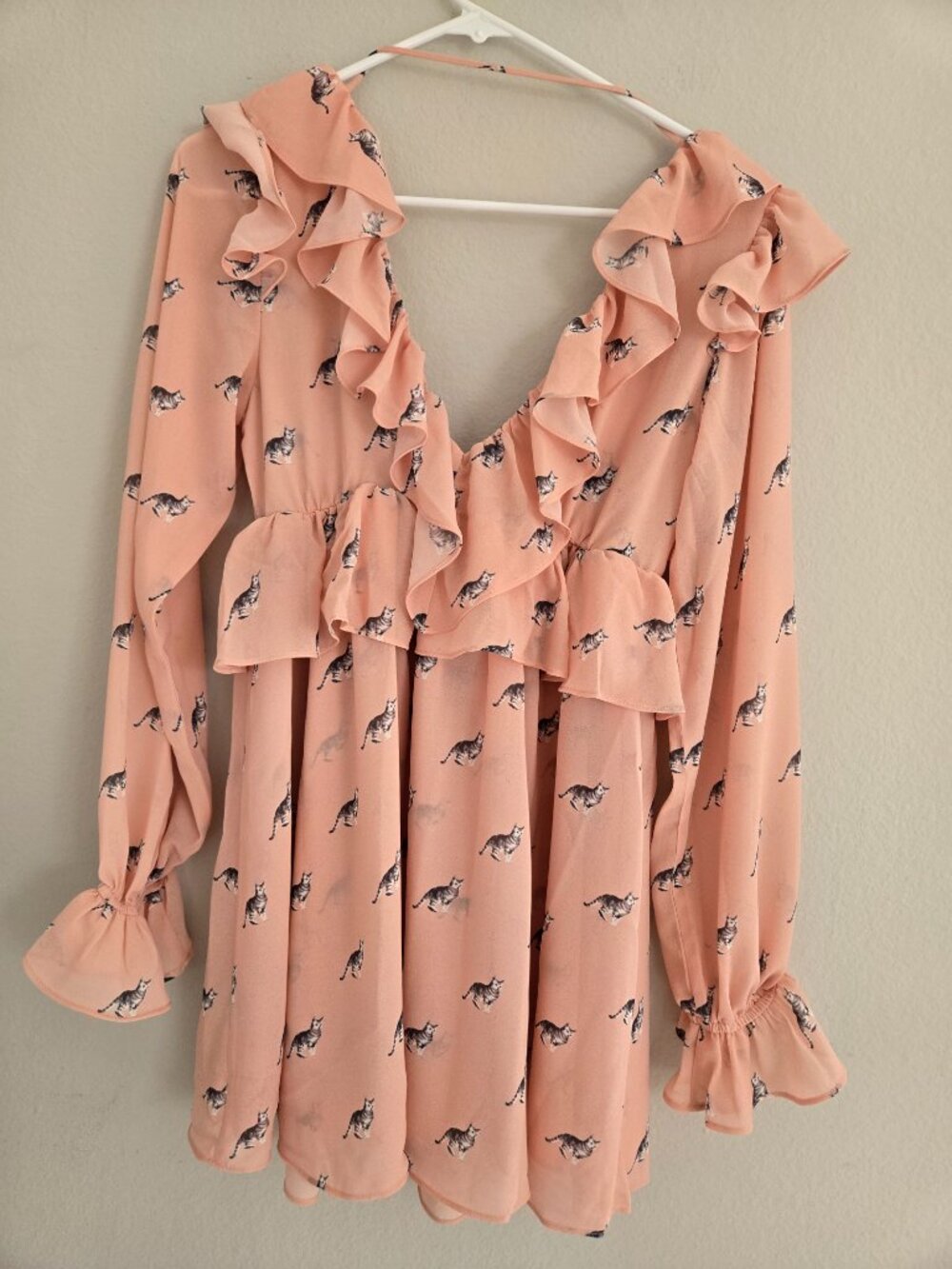 AFRM Arland Long Sleeve Minidress size Small